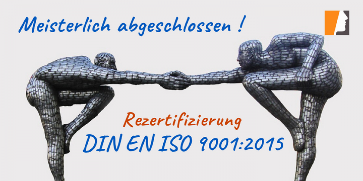 Erfolgreiche Rezertifizierung – Kontrast Personalberatung GmbH erfüllt Anforderungen DIN EN ISO 9001:2015